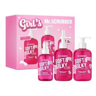 Дитячий подарунковий набір Mr. Scrubber Soft & Silky Girl&rsquo;s Gift Set 4820200420707 фото