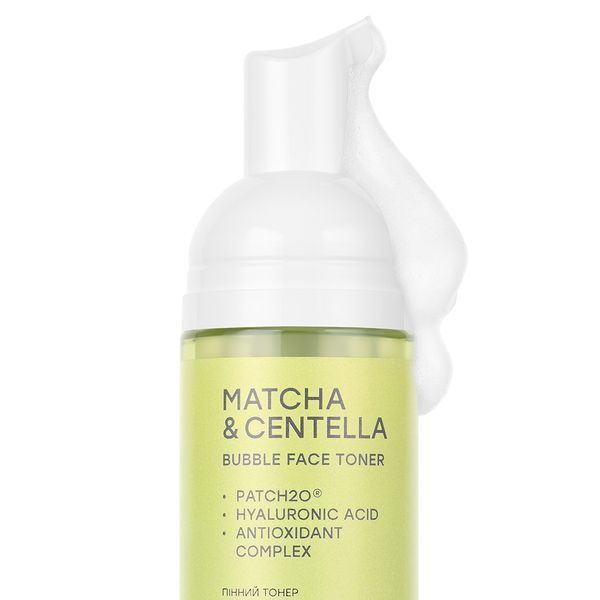 Пінний тонер Hollyskin Matcha & Centella для зменшення видимих ознак подразнення 150 мл 4823109705890 фото