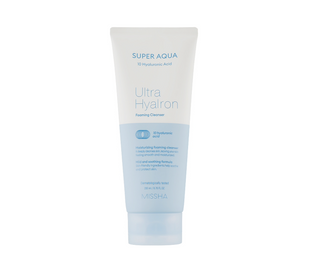 Пінка для очищення обличчя Missha Super Aqua Ultra Hyalron Cleansing Foam 200 мл 8809643507226 фото