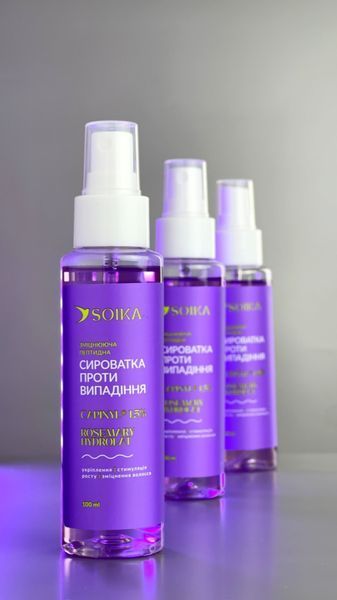 Набір Soika 3в1 проти випадіння волосся з пептидом Capixyl SK313 фото