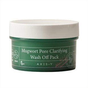 Маска очищуюча з екстрактом полину Axis-Y Mugwort Pore Clarifying Wash Off Pack 100 мл 8809634610102 фото