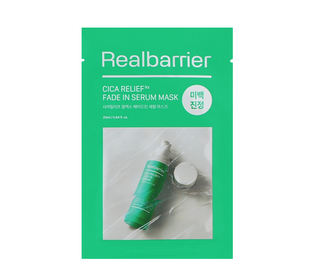 Маска тканинна заспокійлива Real Barrier Cicarelief Rx Fade In Serum Mask 1ea 8809911690735 фото