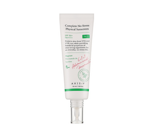 Сонцезахисний легкий мінеральний крем Axis-Y Complete No-Stress Physical Sunscreen V. 3 SPF50+ 50 мл 8809634610119 фото