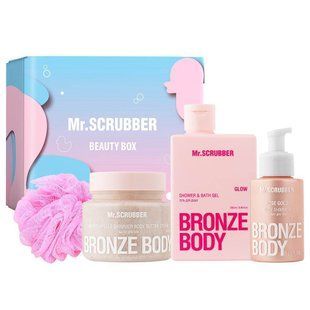 Подарунковий набір Mr. Scrubber GOLD & GLOW SET 4820200418810 фото