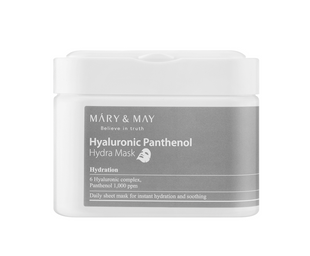Набір масок з пантенолом та гіалуроновою кислотою Mary&May Hyaluronic Panthenol Hydra Mask 30 шт 8809670681524 фото