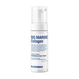 Пінка для вмивання Mr. Scrubber Bio Marine Collagen з колагеном і клітинною водою 150 мл 4823109702318 фото