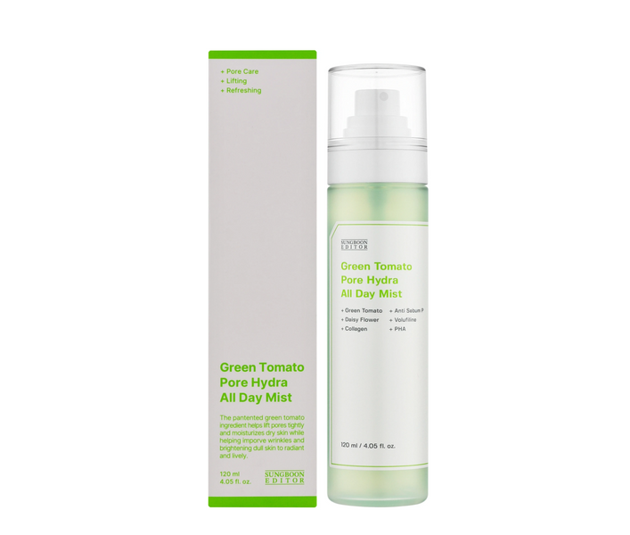 Міст зволожувальний для обличчя Sungboon Editor Green Tomato Pore Hydra All Day Mist 120 мл 8800253020549 фото