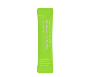 Набір саше ензимної пудри Sungboon Editor Green Tomato Deep Pore Clean Enzyme Powder Wash 10 шт 1,5 г 8809684564639 фото