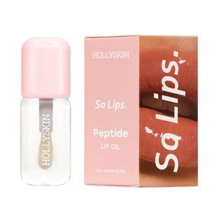 Зволожувальна олійка для губ Hollyskin So Lips. Peptide Lip Oil 001. Lemon Glaze 4820200418148 фото