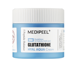 Крем для обличчя зволожувальний освітлювальний Medi-Peel Glutathione Hyal Aqua Cream 50 мл 8809941820645 фото