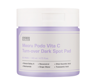 Педи освітлювальні з вітаміном С Sungboon Editor Meoru Podo Vita C Turn-over Dark Spot Pad 60 шт 8809684564844 фото