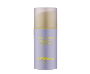 Нічний крем з ретинолом та бакучіолом By Wishtrend Vitamin A-mazing Bakuchiol Night Cream 30 мл 8809572891328 фото
