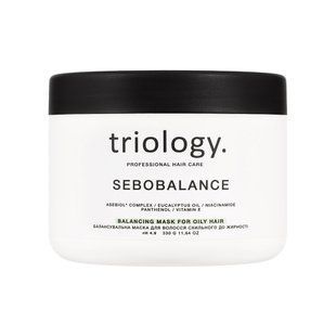 Балансувальна маска для волосся схильного до жирності Triology. Sebobalance 330 г 4823109705296 фото